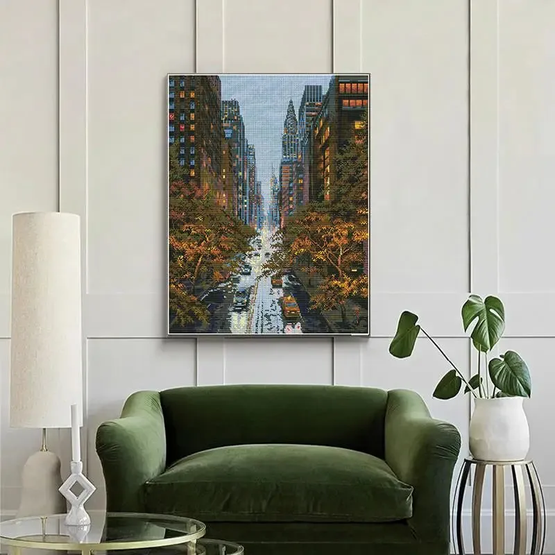 Autumn City Scenery - Joy Sunday Cross Stitch Kits