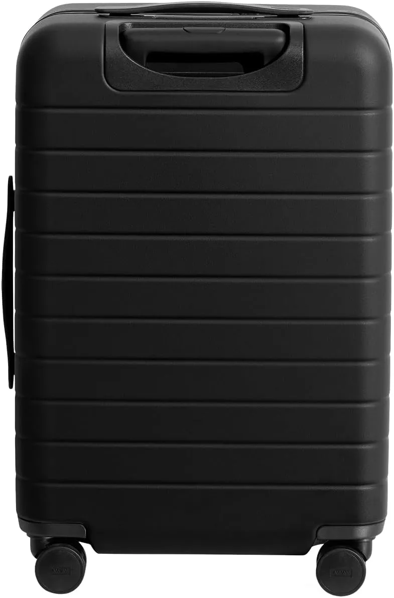 Away Bigger Carry-On Luggage, Lightweight Hardside Large Suitcase with Spinner Wheels, TSA Lock, Airline Approved, Jet Black
