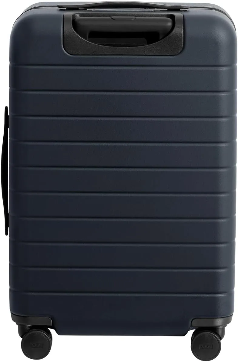 Away Bigger Carry-On Luggage, Lightweight Hardside Large Suitcase with Spinner Wheels, TSA Lock, Airline Approved, Navy Blue