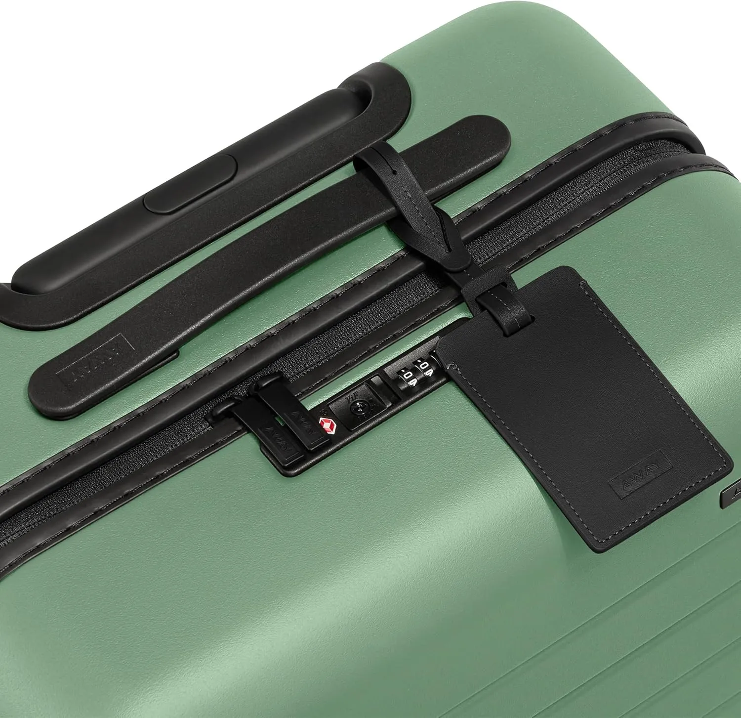 Away Bigger Carry-On Luggage, Lightweight Hardside Large Suitcase with Spinner Wheels, TSA Lock, Airline Approved, Sea Green