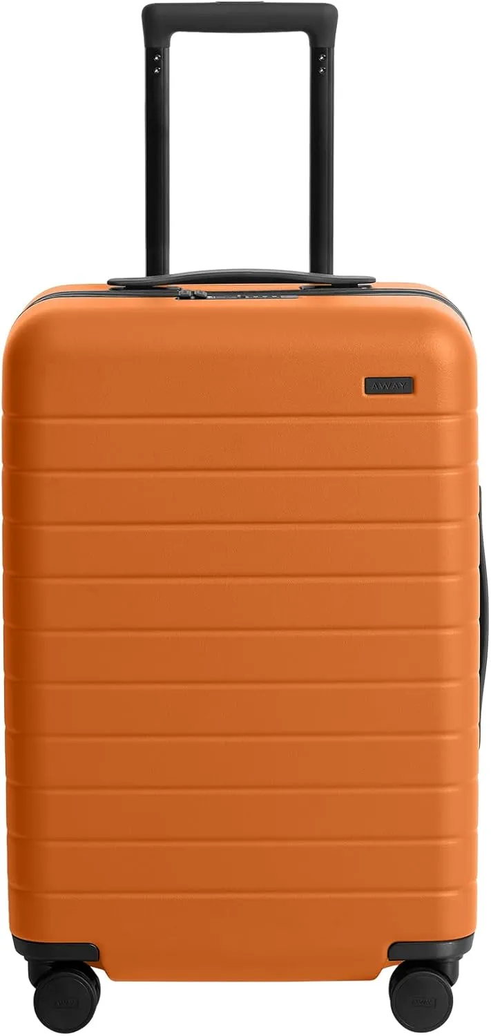 Away Bigger Carry-On Luggage, Lightweight Hardside Large Suitcase with Spinner Wheels, TSA Lock, Airline Approved, Sorbet Orange