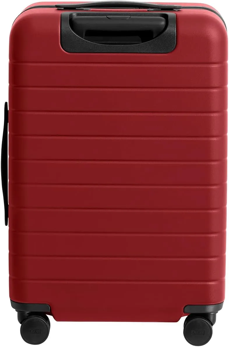 Away Bigger Carry-On Luggage, Lightweight Hardside Large Suitcase with Spinner Wheels, TSA Lock, Airline Approved, Tango Red