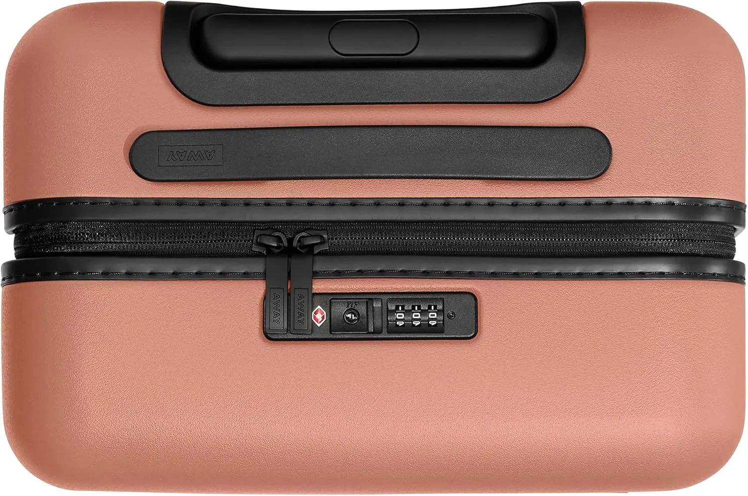 Away Carry-On Luggage, Lightweight Hardside Suitcase with Spinner Wheels, 22 Inch Airline Approved, TSA Lock, Clay Pink