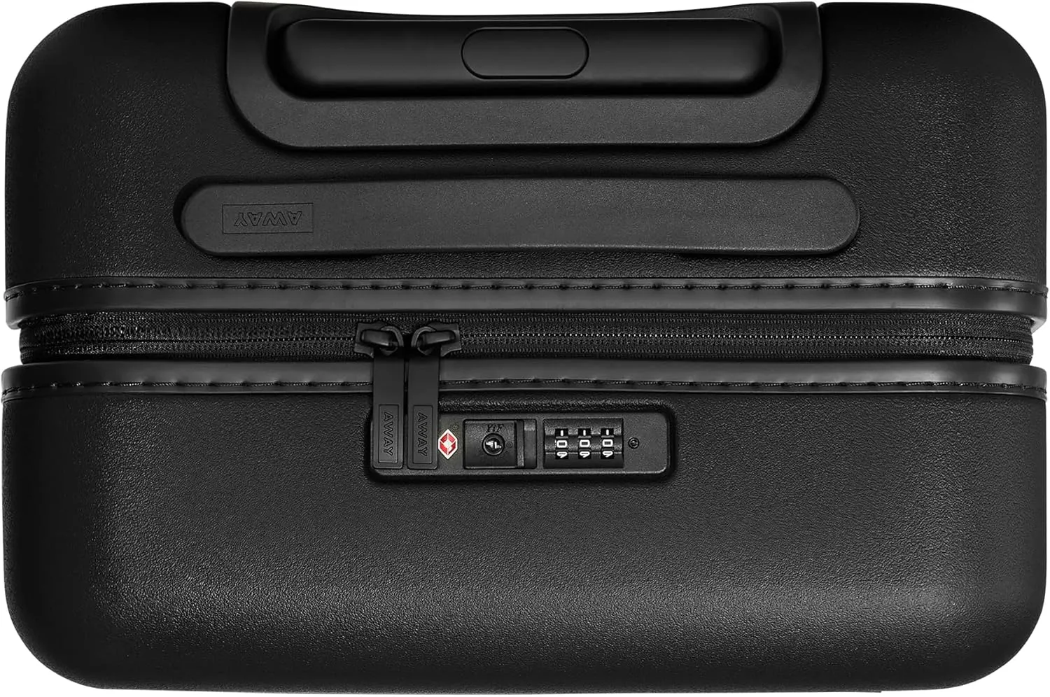 Away Carry-On Luggage, Lightweight Hardside Suitcase with Spinner Wheels, 22 Inch Airline Approved, TSA Lock, Jet Black