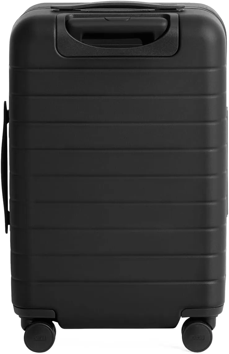 Away Carry-On Luggage, Lightweight Hardside Suitcase with Spinner Wheels, 22 Inch Airline Approved, TSA Lock, Jet Black
