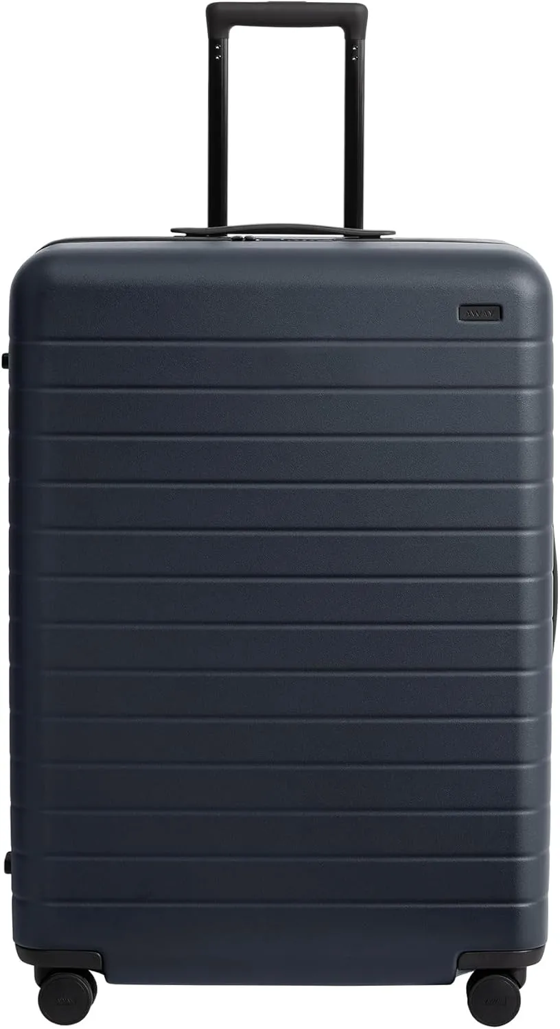 Away Large Checked Luggage, 29 Inch Hardside Suitcase with Spinner Wheels, Lightweight & Durable, TSA Lock, Navy Blue