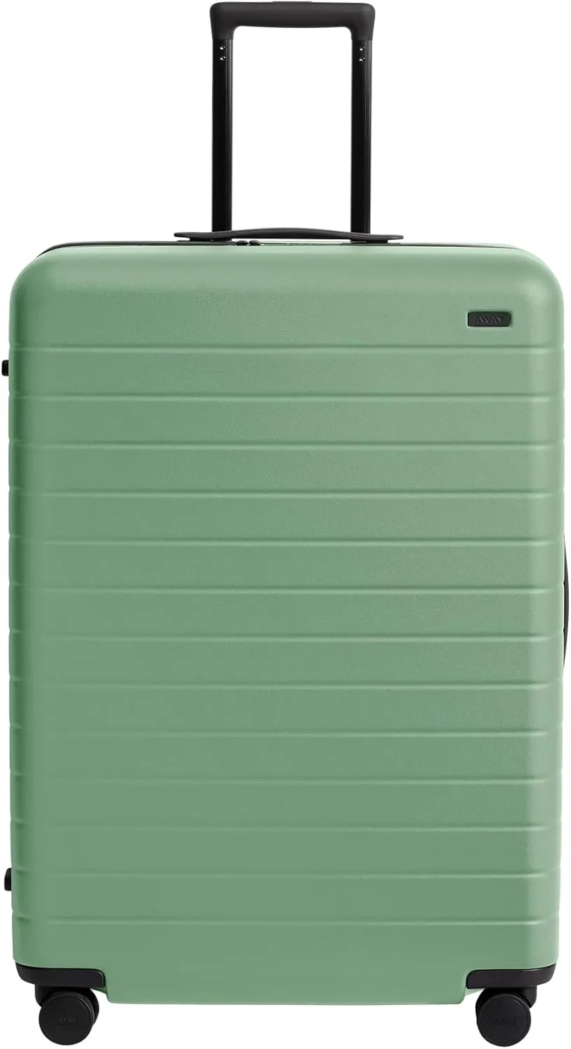 Away Large Checked Luggage, 29 Inch Hardside Suitcase with Spinner Wheels, Lightweight & Durable, TSA Lock, Sea Green