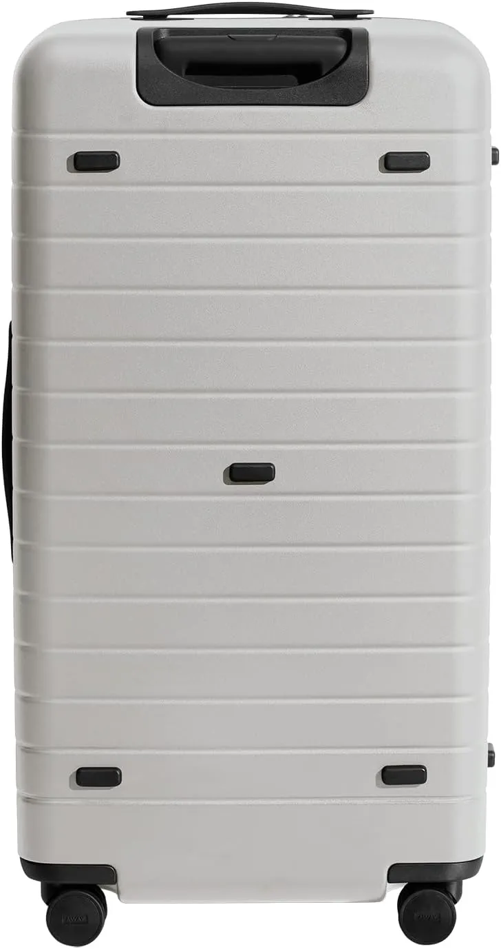 Away Large Trunk Luggage, 31 Inch Hardside Suitcase with Spinner Wheels, Lightweight & Durable, TSA Lock, Ideal for Long Trips, Cloud Gray