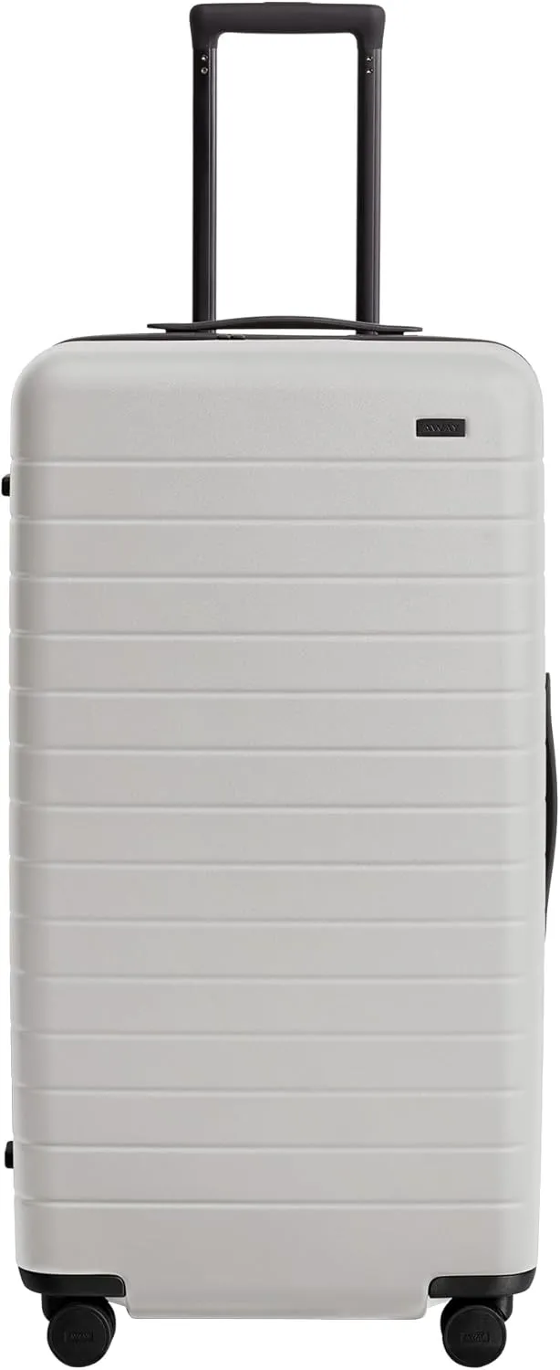 Away Large Trunk Luggage, 31 Inch Hardside Suitcase with Spinner Wheels, Lightweight & Durable, TSA Lock, Ideal for Long Trips, Cloud Gray