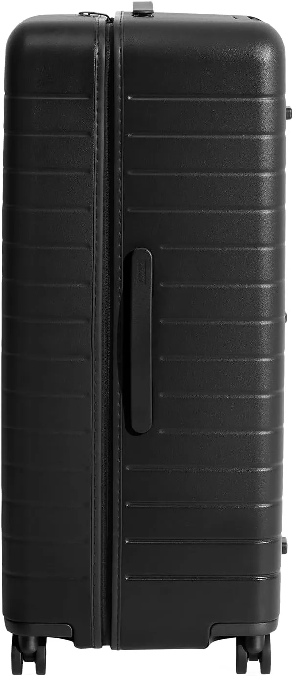 Away Large Trunk Luggage, 31 Inch Hardside Suitcase with Spinner Wheels, Lightweight & Durable, TSA Lock, Ideal for Long Trips, Jet Black