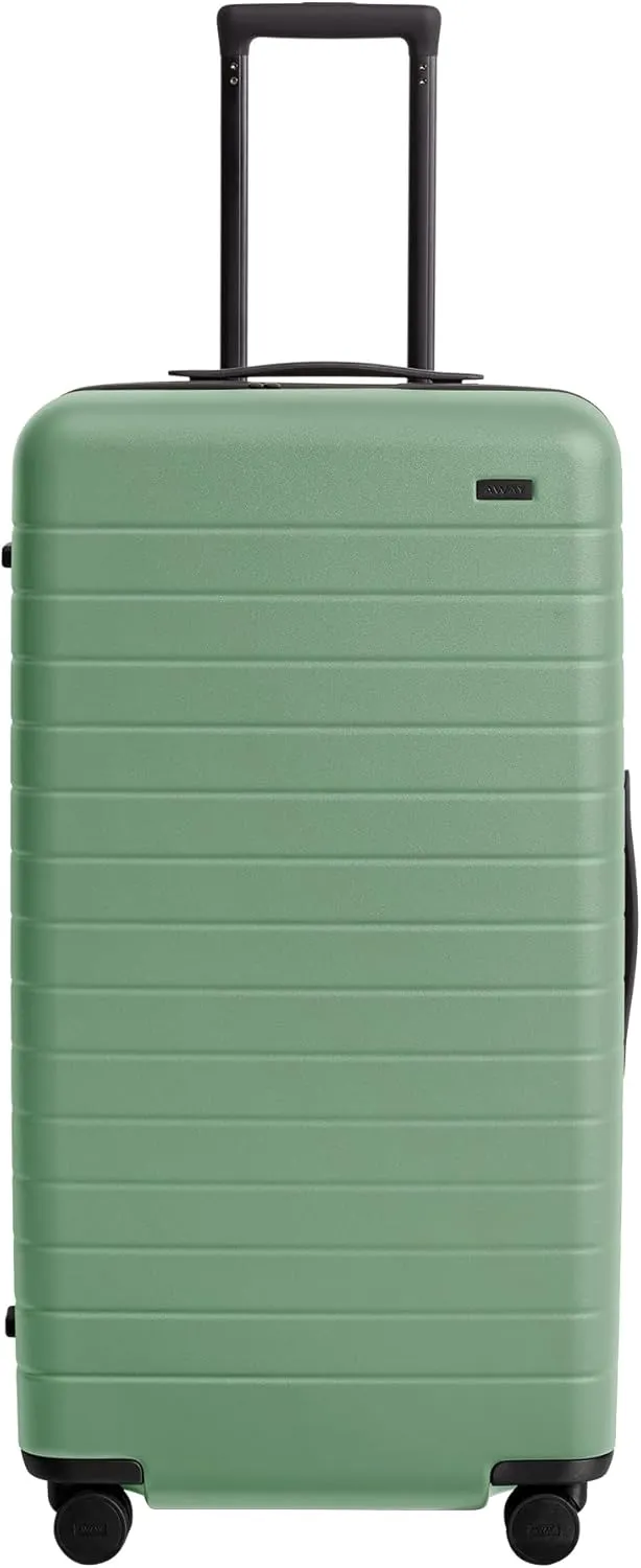 Away Large Trunk Luggage, 31 Inch Hardside Suitcase with Spinner Wheels, Lightweight & Durable, TSA Lock, Ideal for Long Trips, Sea Green