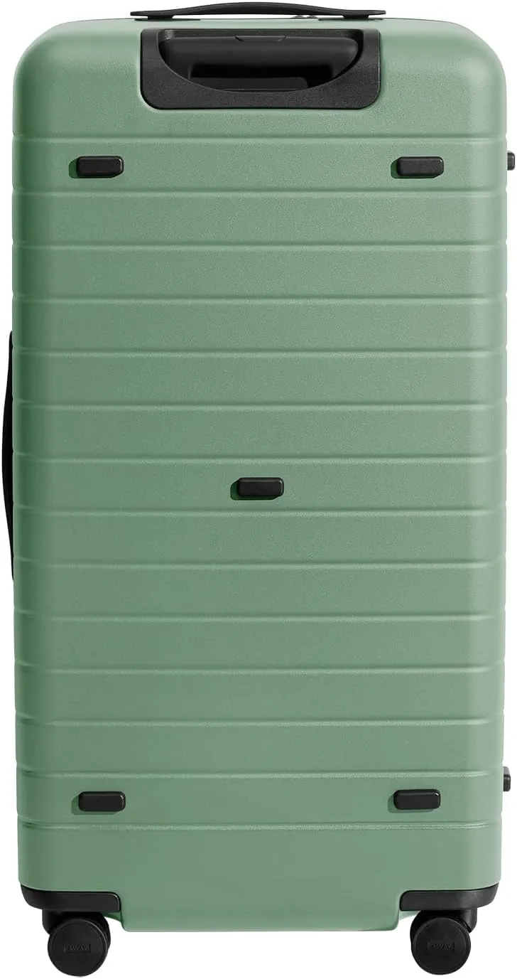 Away Large Trunk Luggage, 31 Inch Hardside Suitcase with Spinner Wheels, Lightweight & Durable, TSA Lock, Ideal for Long Trips, Sea Green