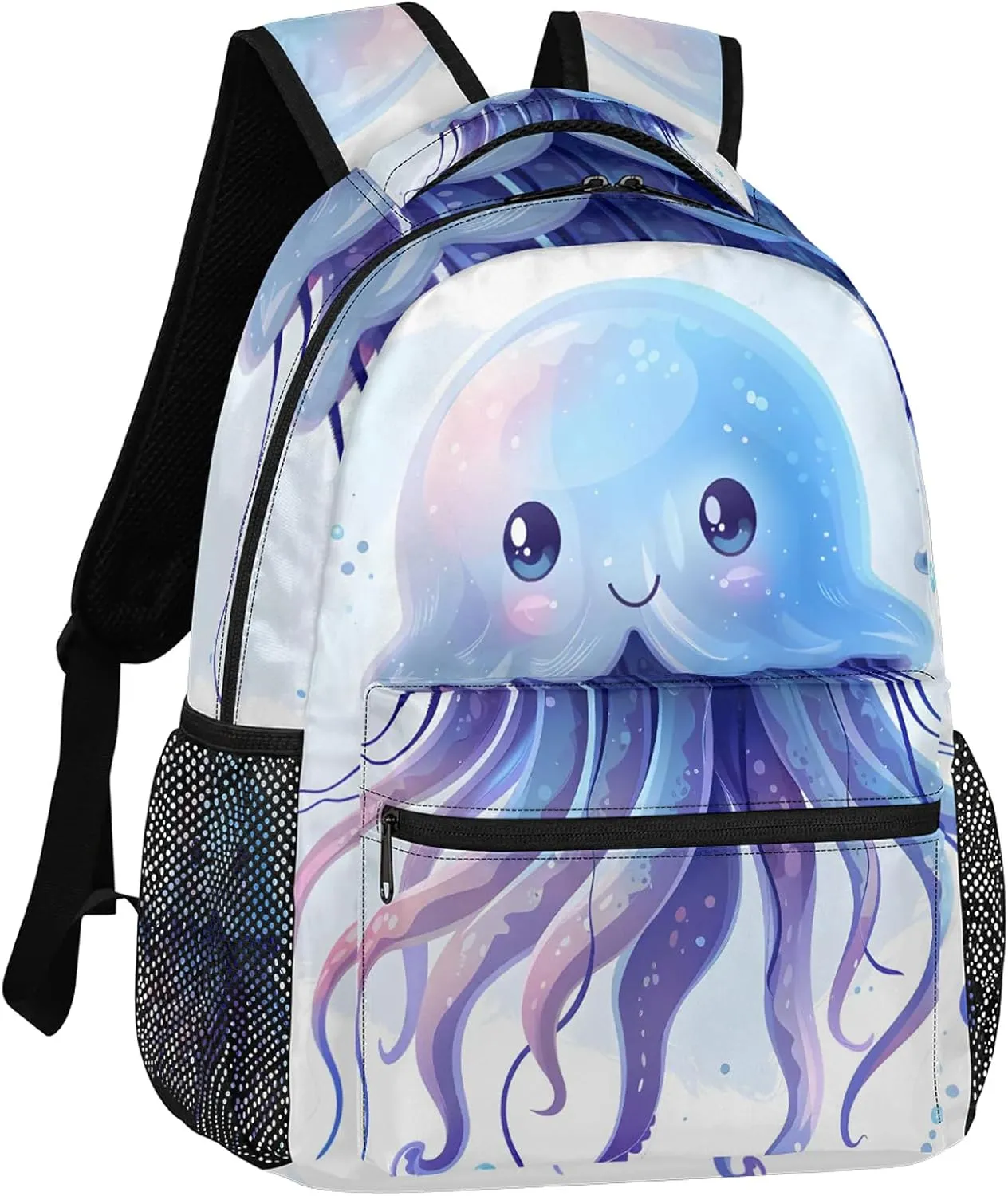 Backpack Cute Jellyfish Book Bags Laptop Backpacks Lightweight Multipurpose Daypack for Men Women Travel Hiking