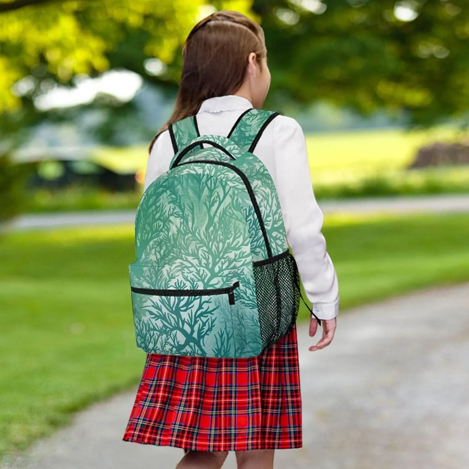 Backpacks Green Sea Blue Seaweed Travel Bag Laptop Backpack Casual Daypack for Weekender Business Hiking