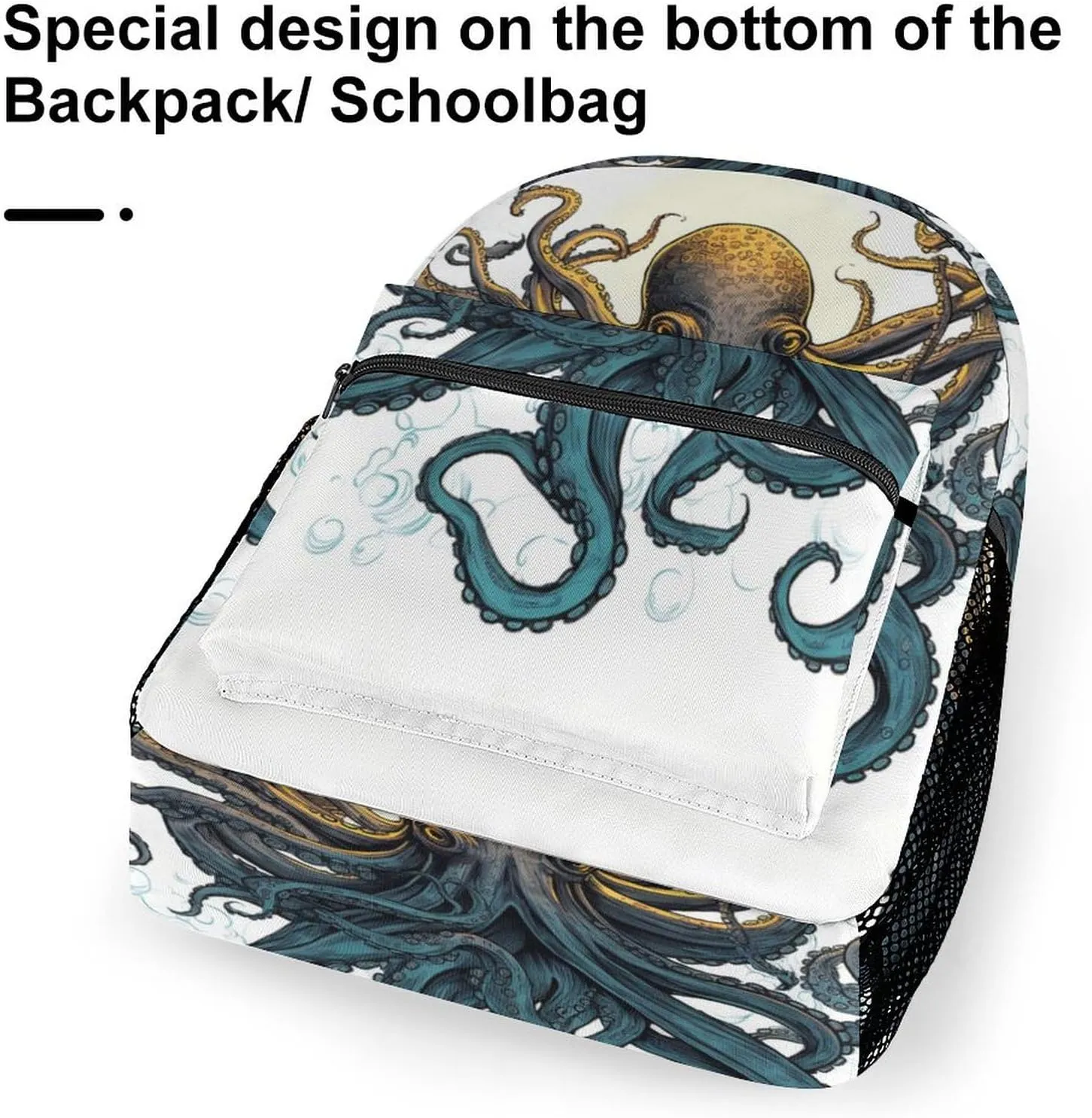 Backpacks Sun Ocean Octopus Travel Bag Laptop Backpack Casual Daypack for Weekender Business Hiking