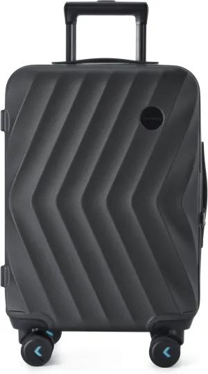 BAGSMART Carry On Luggage, PC Hardside Suitcase 22x14x9 Airline Approved, 20 Inch Travel Carry-on Luggage with Spinner Wheels, Lightweight Rolling Suitcases for Men Women,Black