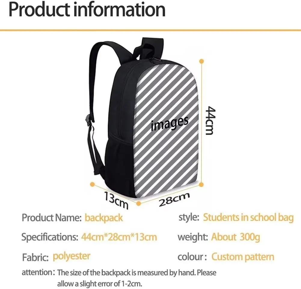 Beginterest Cartoon Pig Backpacks Elementary School Bags Bookbags for Kids Boys Girls