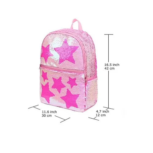 Belachica Star Flip Sequins School Backpack
