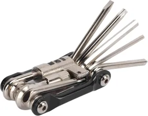 Bicycles Multi Repair Tool, Durables Light Folding Tool Easy Carry 11 in 1 Daily Bike Repair Tool for Mountain Bikes(Black)
