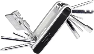 Bike Multi Tool, 12 In 1 Multi-Function Bike Tool Kits, Lightweight Portable Foldable Bike Tools With High Strength, Bike Multitool for Maintenance and Emergencies