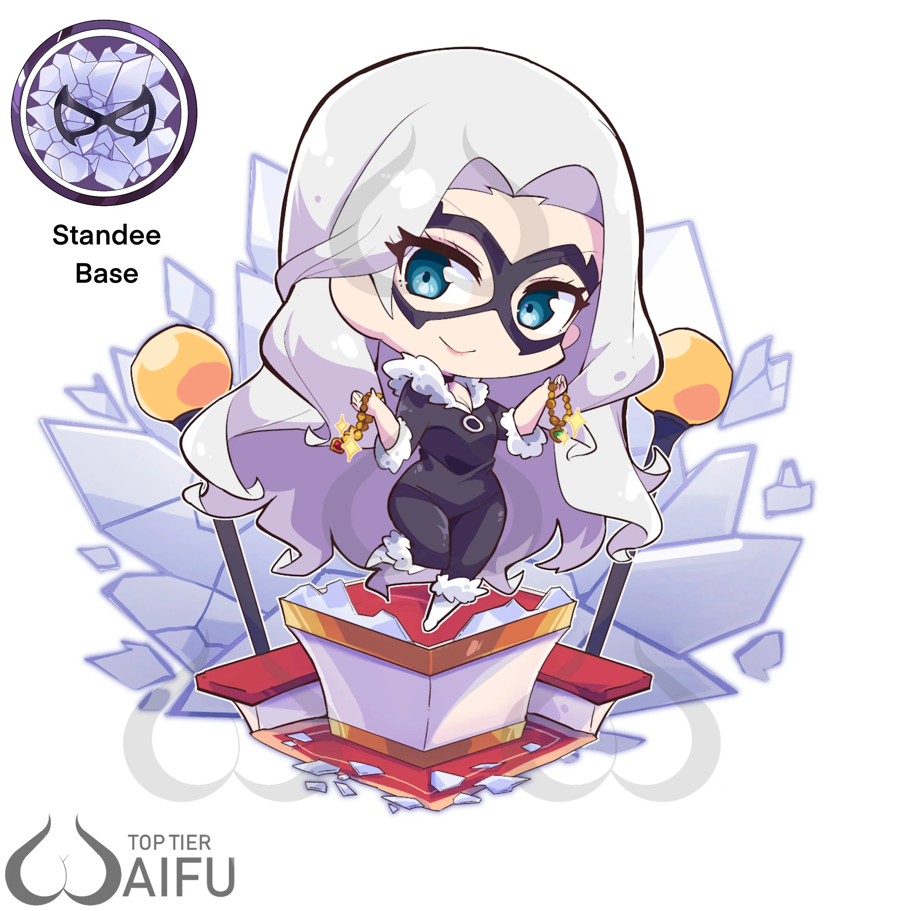 Black Cat - Decal/ Acrylic Standee/ Keychain