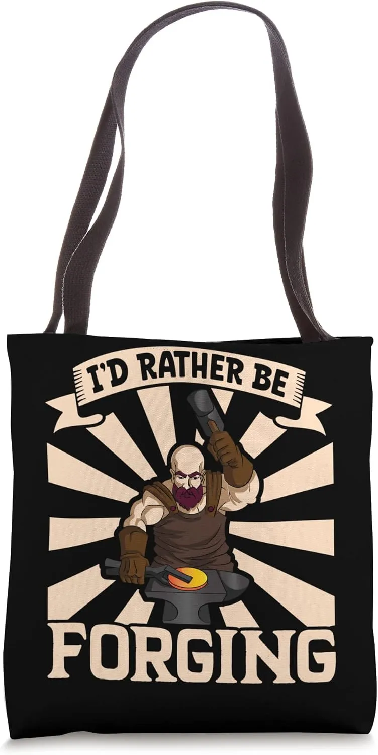 Blacksmith Metal Worker Bladesmith Metalworking Tote Bag