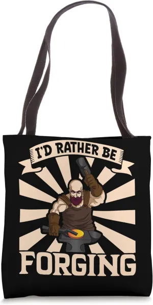 Blacksmith Metal Worker Bladesmith Metalworking Tote Bag