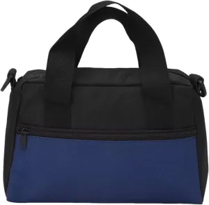 BLIRITEL 16 Inch Wide Mouth Tool Bag, Oxford Tool Tote Bag for Men, Large Capacity Handbag for Electricians, Multi-function Tool Organizer Pouch Storage Wrenches Pliers (Black/Blue -16 Inch)