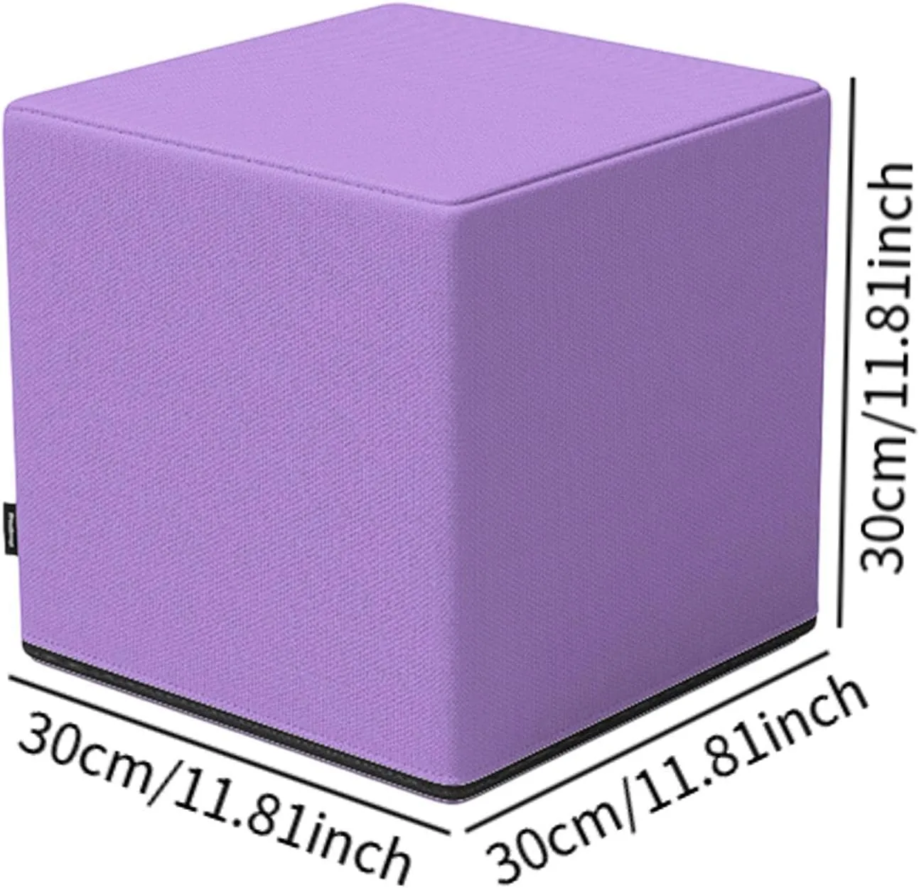 Block Square Non Slip Bottom Brick Cube Stool for Home Gym Balance Training Pilates