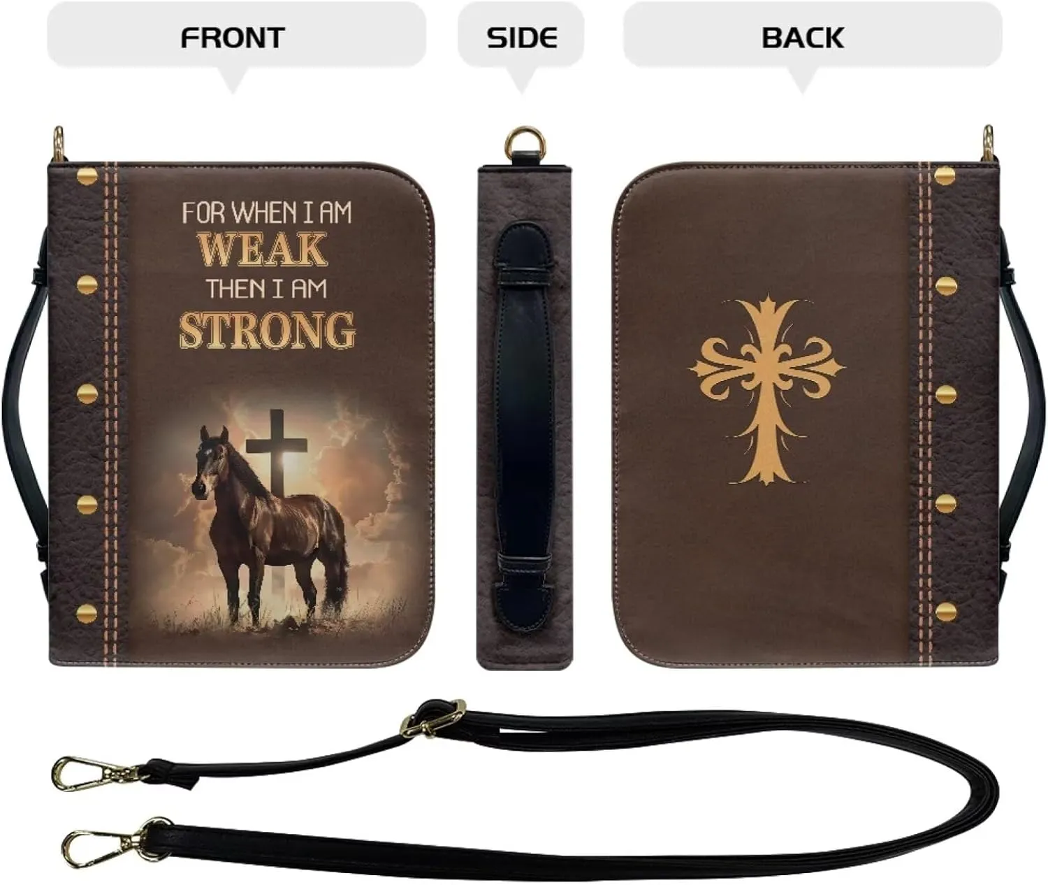 Book Covers Bible Covers for Women Men Large Size Bible Bag Tote