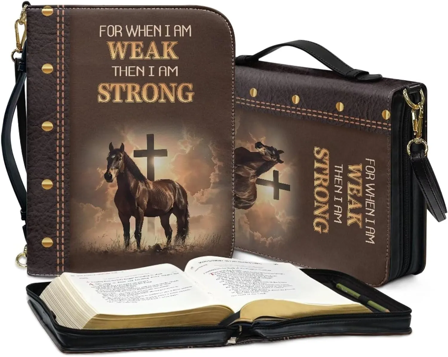 Book Covers Bible Covers for Women Men Large Size Bible Bag Tote
