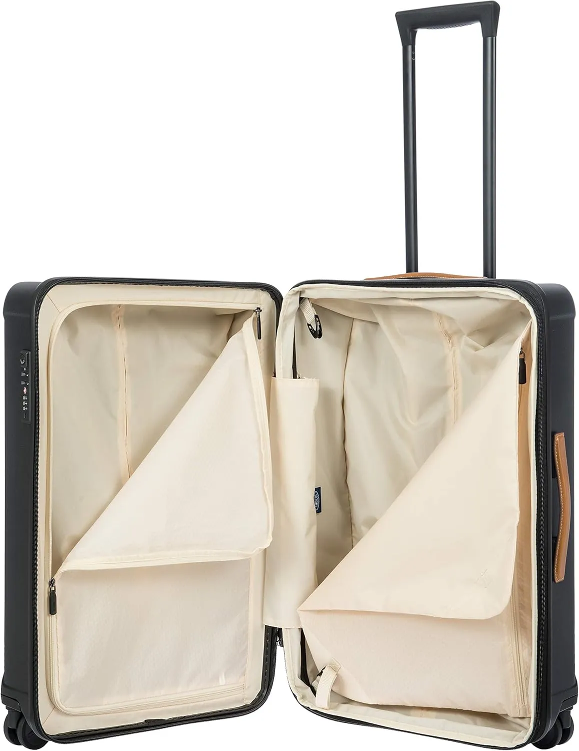 Bric's Capri 2.0 27"-Inch Spinner - Expandable Luxury Carry On Luggage With Spinner Wheels - Lightweight Carry On Suitcases with Wheels Made From Durable Polycarbonate - Matte Black