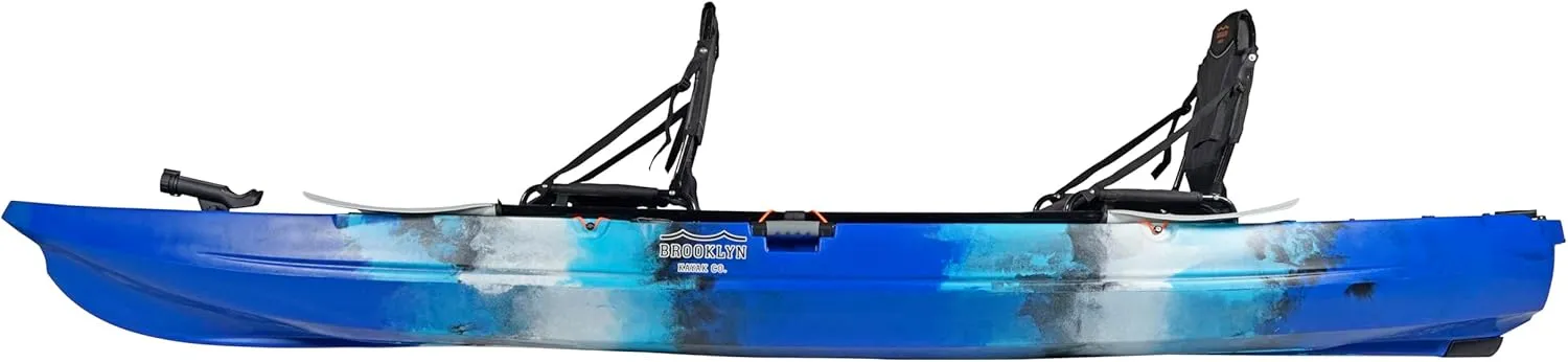 Brooklyn 13.0 Pro Tandem Kayak 12-Foot, 8 inch 2 or 3 Person Sit On Top Fishing Kayak