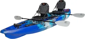 Brooklyn 13.0 Pro Tandem Kayak 12-Foot, 8 inch 2 or 3 Person Sit On Top Fishing Kayak