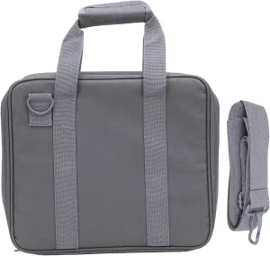 Buachois Satellite Storage Bag, Portable Canvas Satellite Protective Carry Case, Satellite Accessories Travel Handbag for Adapters Cables Mounting Kit (Type 1)