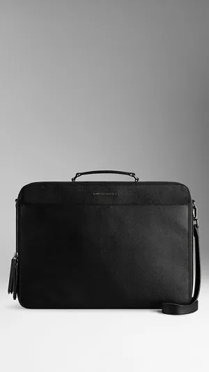 Burberry  - London Leather  Briefcase