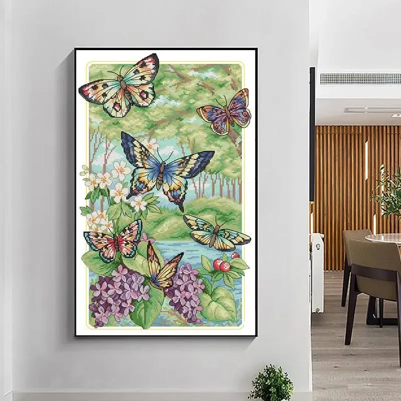 Butterfly Forest Animal Stitch DIY Kits