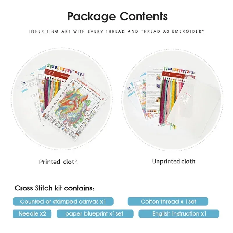 Cabinet Printed Cross Stitch Kits 16CT