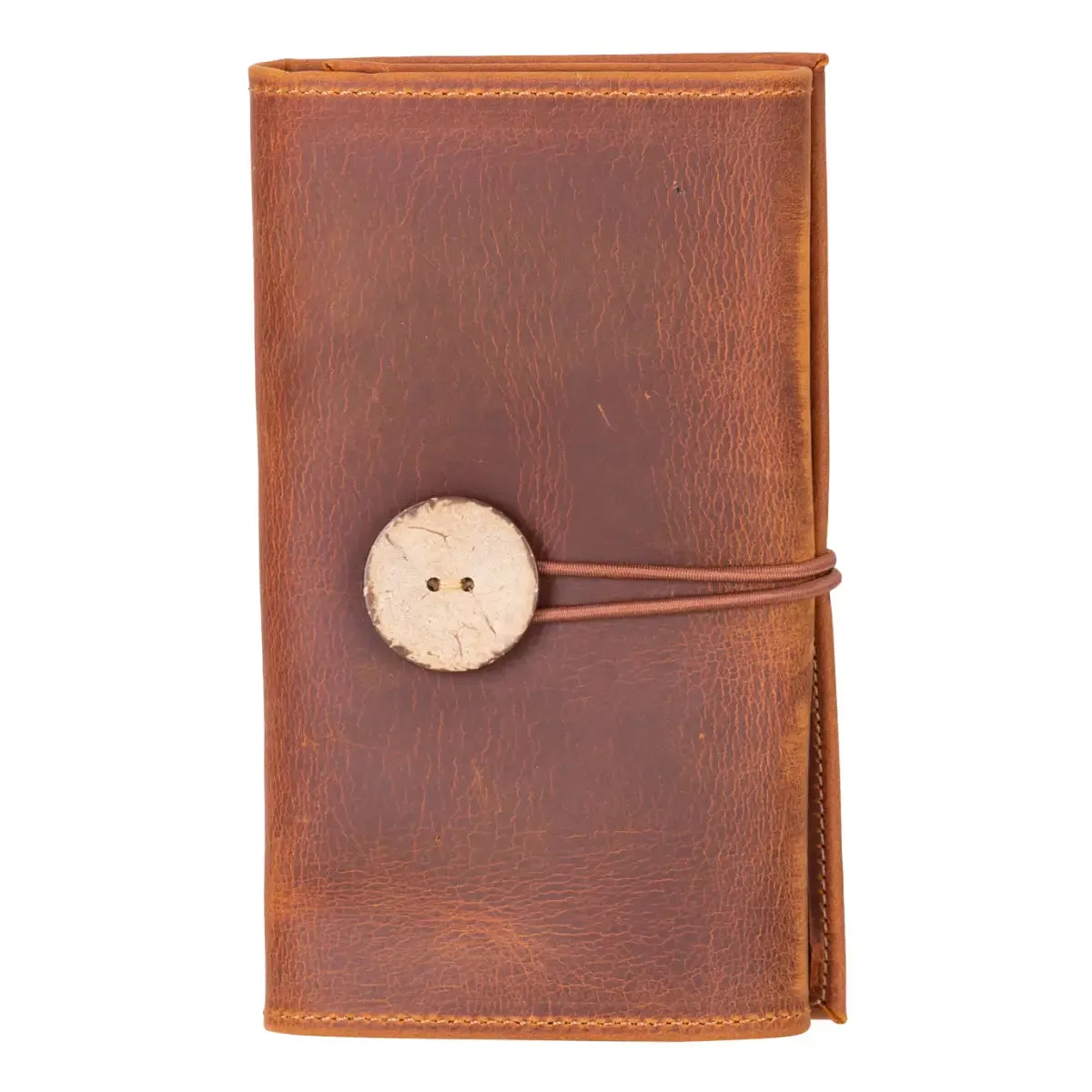 Camel Brown Leather Cable Organizer