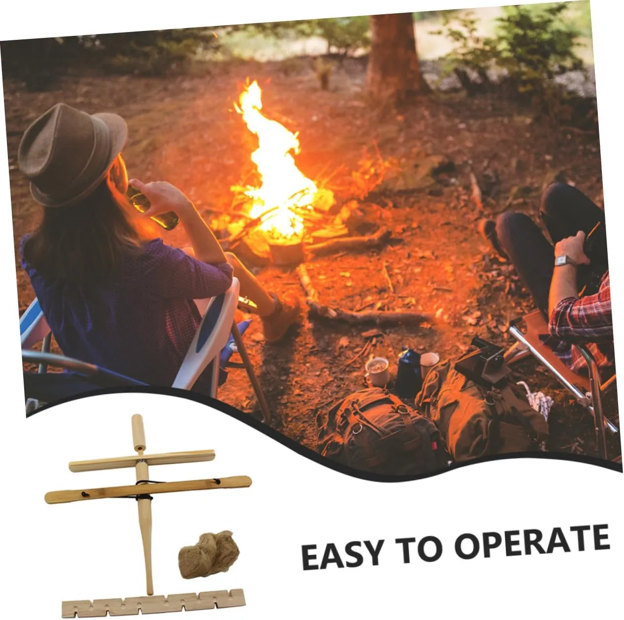 Camping Fire Starter Fire Starting Kit Outdoor Fire Making Tool Emergency Ignitor Kit Camping Fire