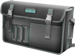 Canvas Tool Bag with Shoulder Strap Large Capacity and Organized Storage Carry Case for Hand/Power Tools