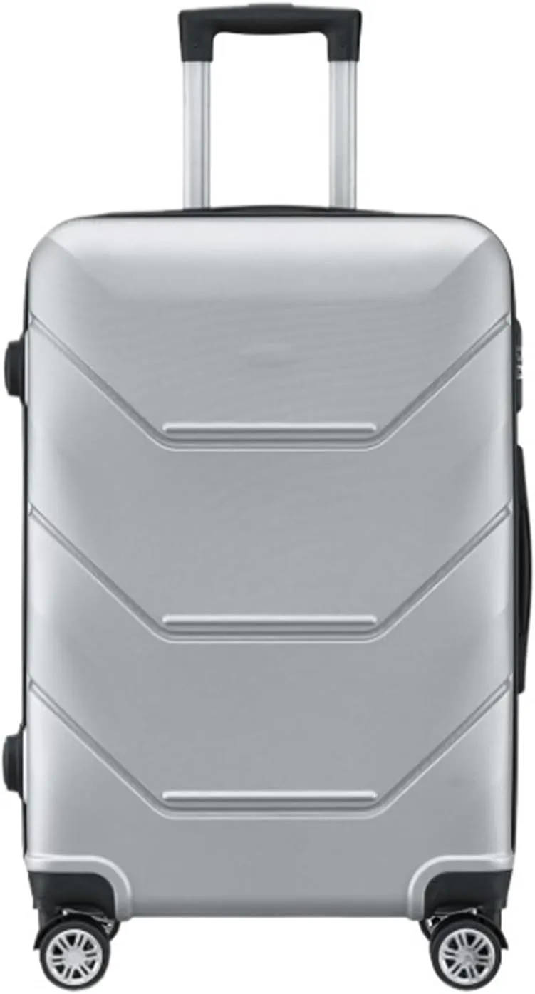 Carry On Luggages Suitcase ABS Luggage Hardside Lightweight Durable Suitcase Spinner Wheels Suitcase High Capacity Luggage Suitcases (D-20