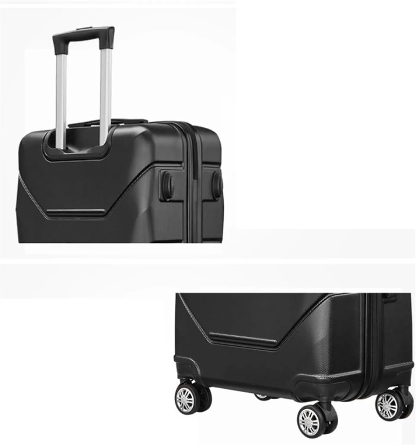 Carry On Luggages Suitcase ABS Luggage Hardside Lightweight Durable Suitcase Spinner Wheels Suitcase High Capacity Luggage Suitcases (D-20