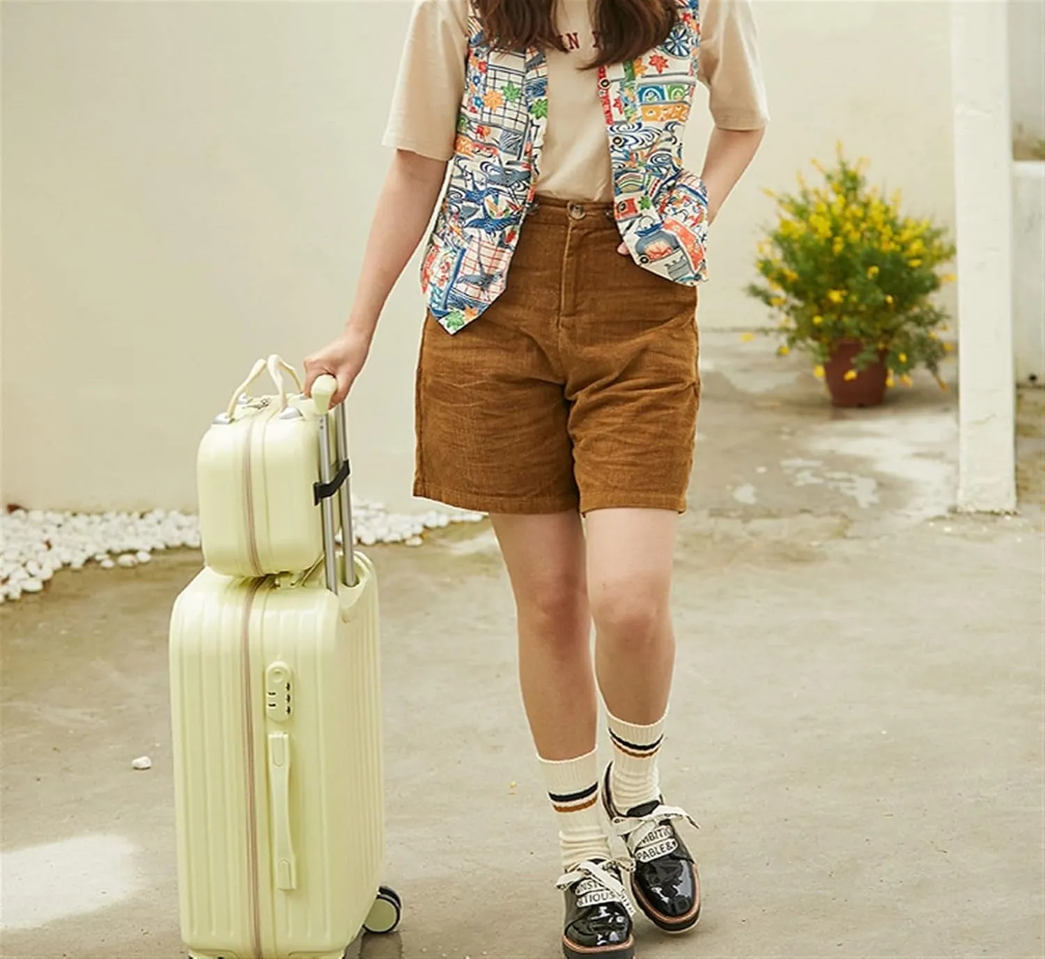 Carry On Luggages Suitcase Luggage Hard Suitcases Lightweight Password Luggage Wheeled Men's Women's Suitcase Luggage Suitcases (E-24inch