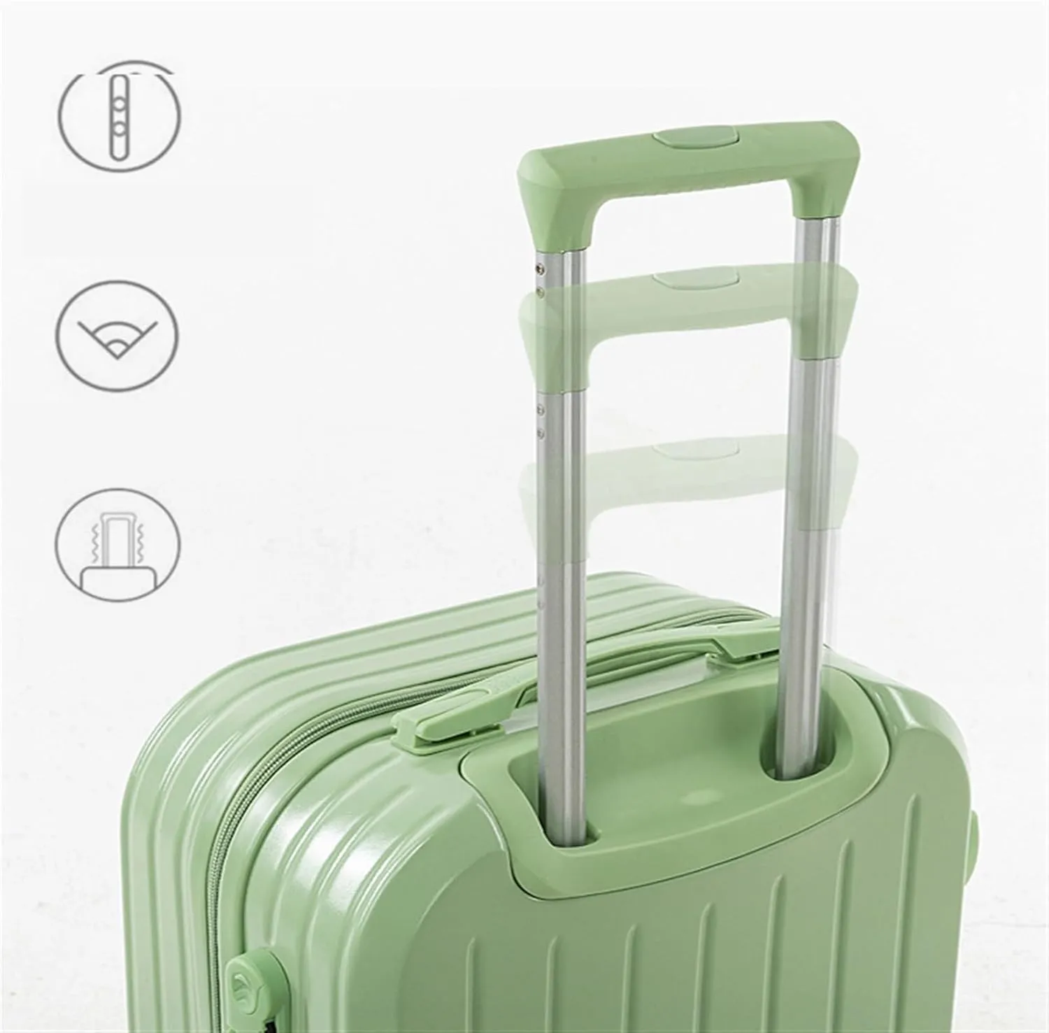 Carry On Luggages Suitcase Luggage Hard Suitcases Lightweight Password Luggage Wheeled Men's Women's Suitcase Luggage Suitcases (E-24inch
