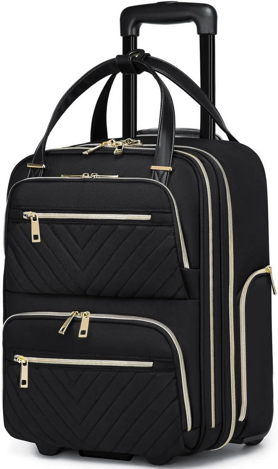 Carry-On Underseat Luggage with Wheels,Underseat Lightweight Suitcase for Women Men,16 inch Airlines Luggage for Overnight Business Travel