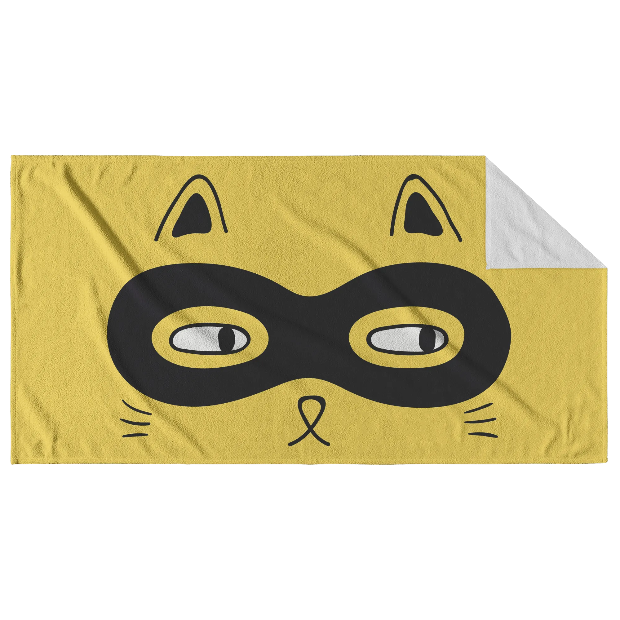 Cat Burglar Beach Towel