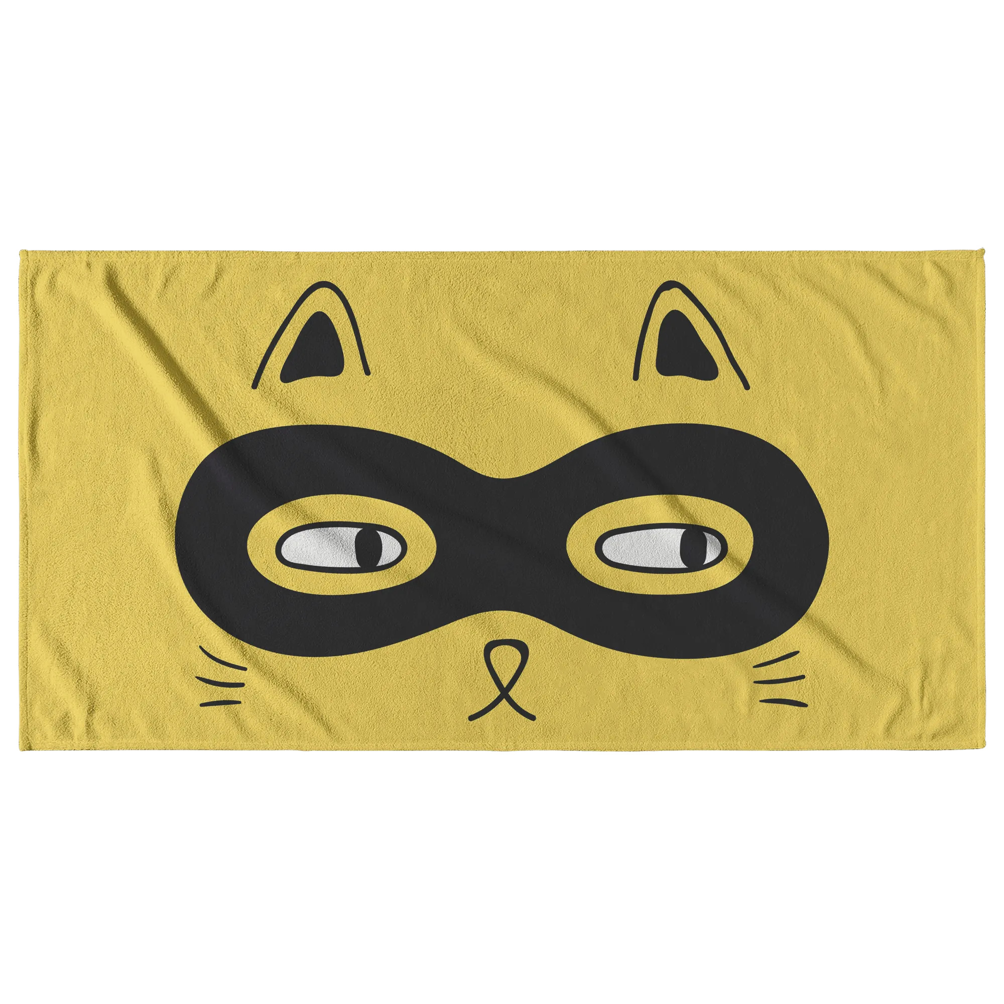 Cat Burglar Beach Towel