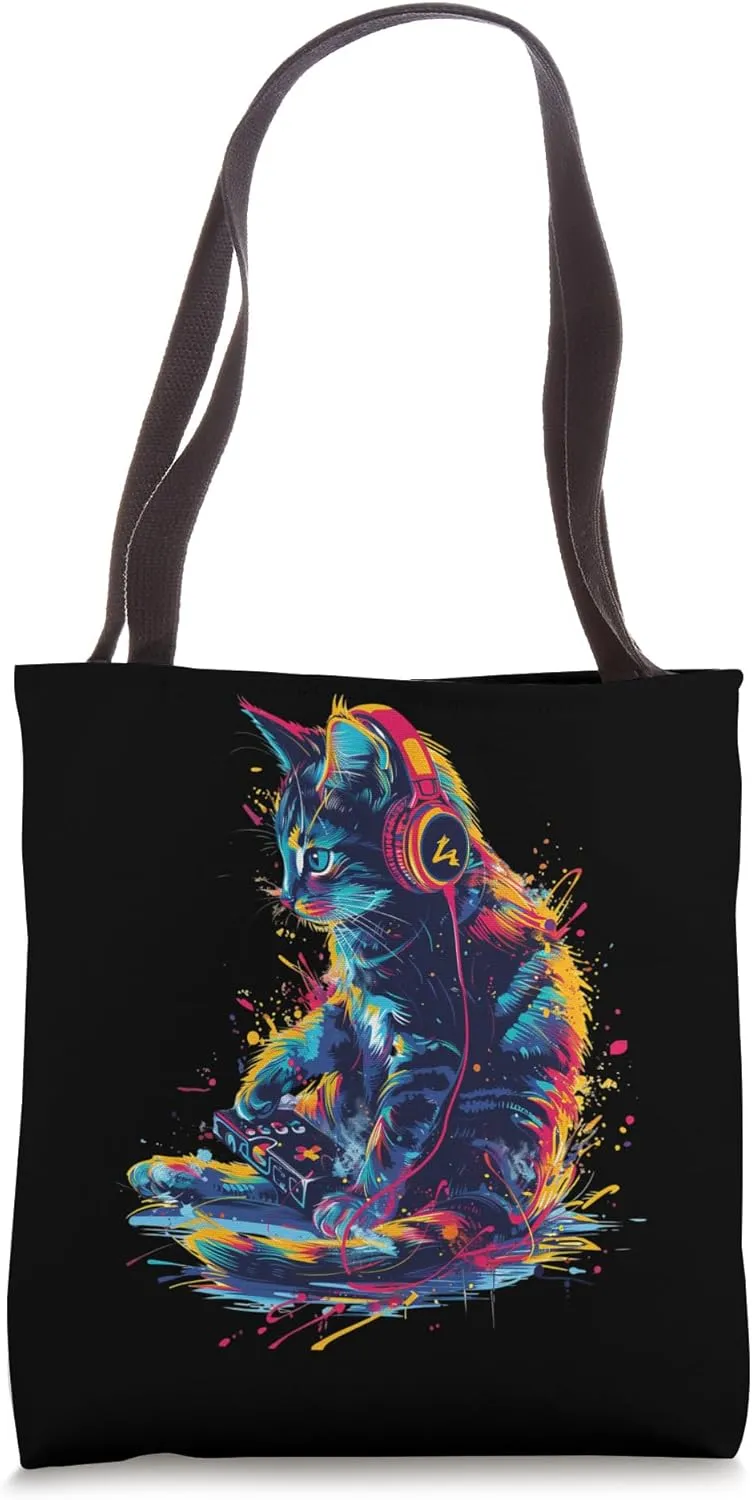 Cat Gamer Kitty | Funny Video Game | Kitten Owner Tote Bag