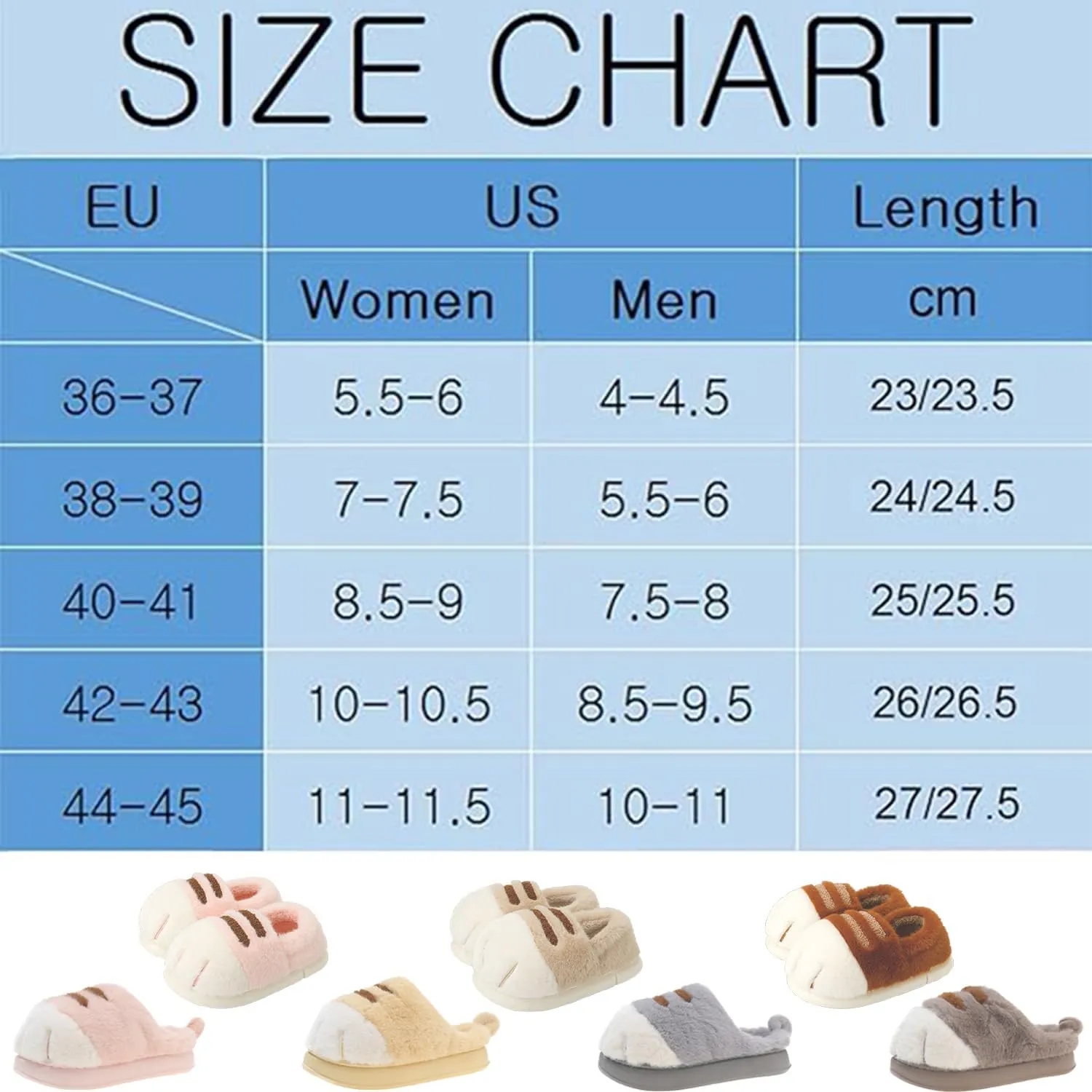 Cat Paw Slippers for Women,Cat Feet Slippers,Cat Foot Slippers,Indoor Outdoor Cute Funny Warm Cozy Fuzzy Winter House Shoes (Khaki,36-37)